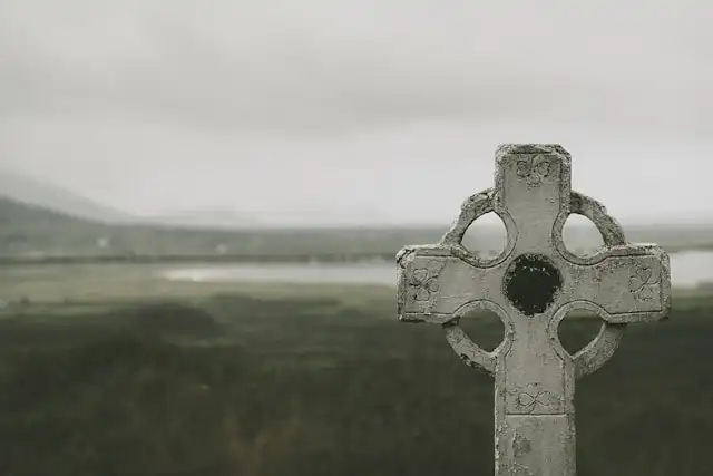 Celtic cross background
